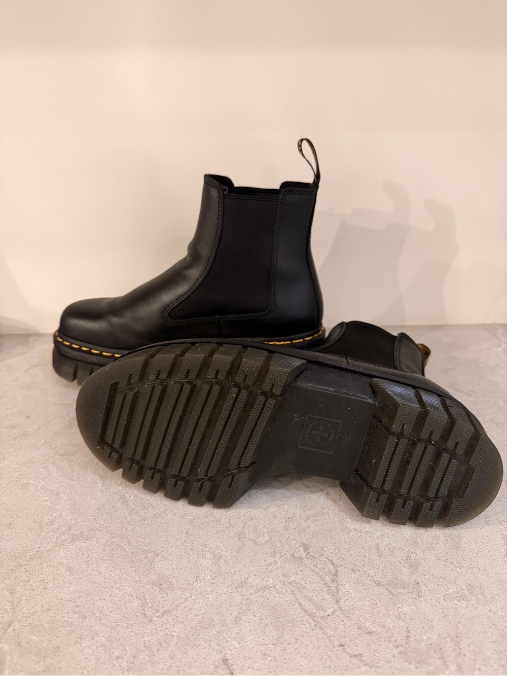 Dr. Martens Women's Black Leather Chelsea Boots